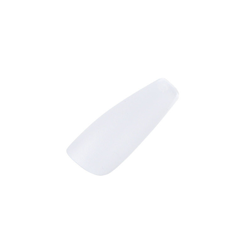 分码甲片免刻磨砂美甲店专用长杏仁短甲穿戴甲透明无痕中长款长梯