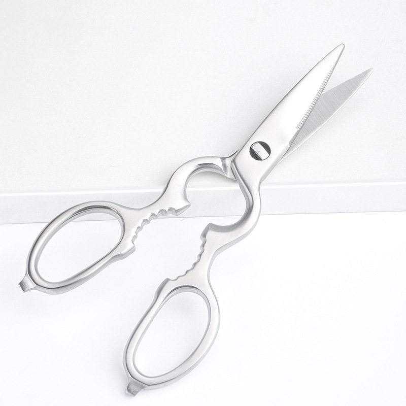 不锈钢厨房剪刀 鸡骨剪刀全钢剪 多用剪  剪刀厨房 厂家直供