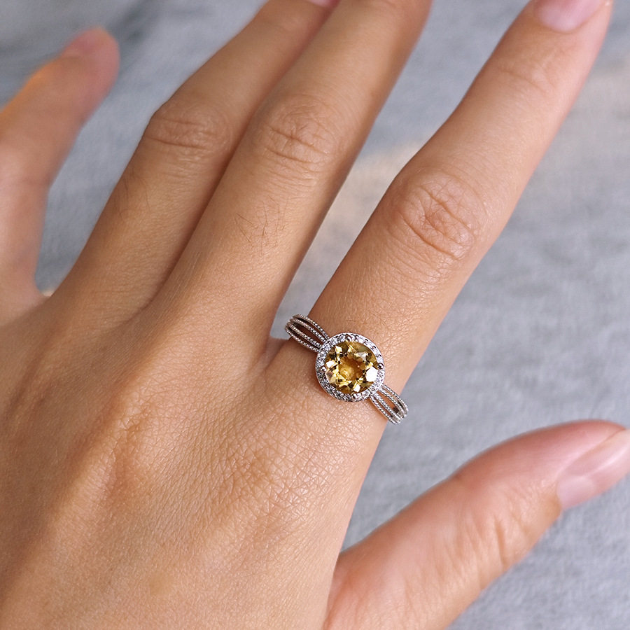 Luxury Citrine Ring