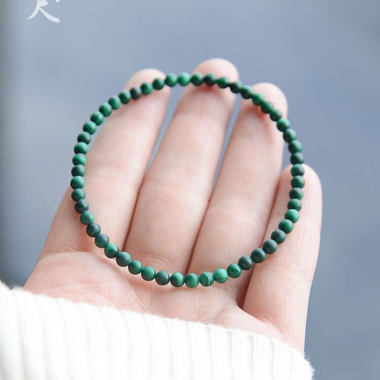 Gems of Light — Premium Malachite Bracelet