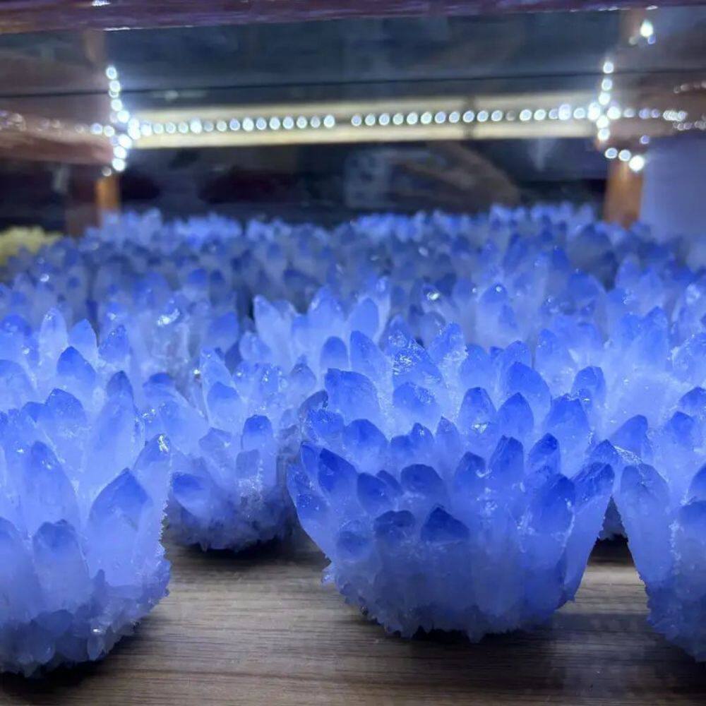 Aurora Throne — Natural Crystal Cluster Feng Shui Display