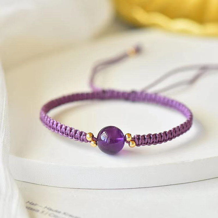 Crown of Calm — Premium Amethyst Bracelet
