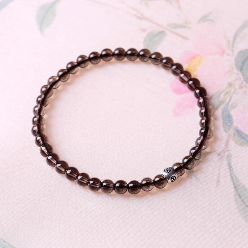 Single-Strand Smoky Quartz Bracelet