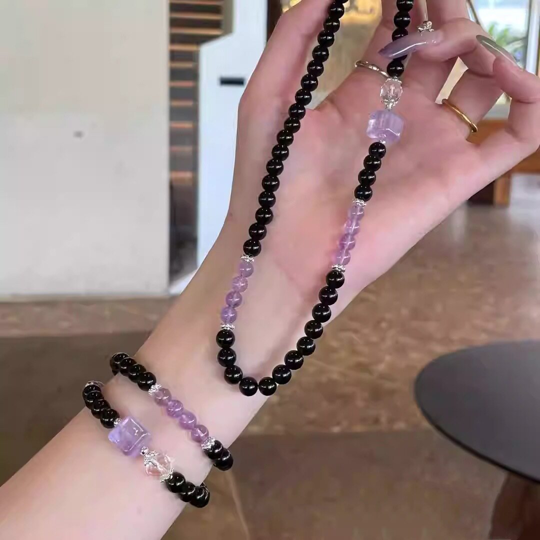 Double-Wrap Amethyst Bracelet