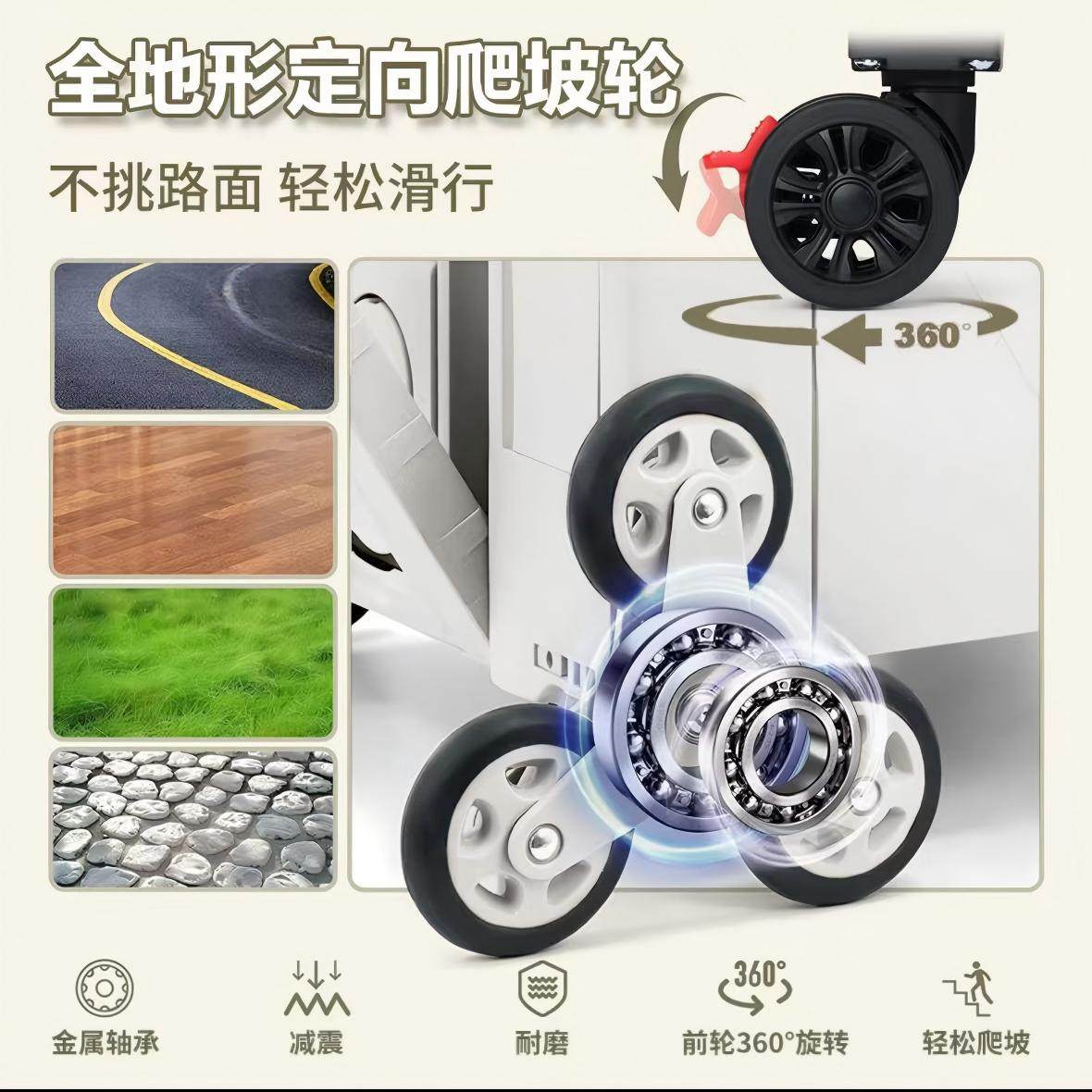 户外露营车拉杆车折叠便携大容量收纳支架多功能野营