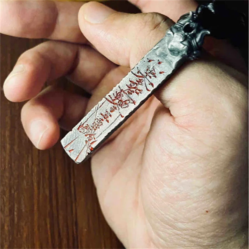 Thunder Command Taoist Protection Pendant - Authentic Taoist Ritual Item for Warding Off Evil, Protection, Attracting Wealth, and Changing Luck