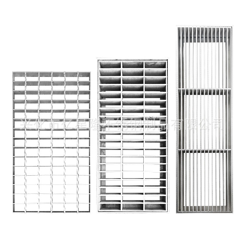 工厂直供304不锈钢格栅 不锈钢雨水篦子格栅板沟盖不锈钢格栅盖板
