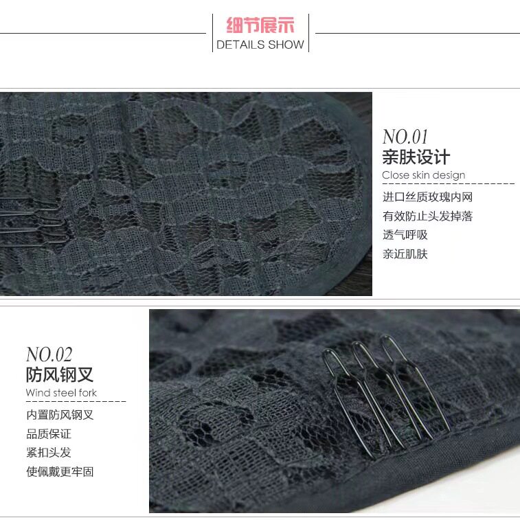 高温丝双马尾假发女长直发高马尾高温哑光仿真发丝蓬松头发假发片