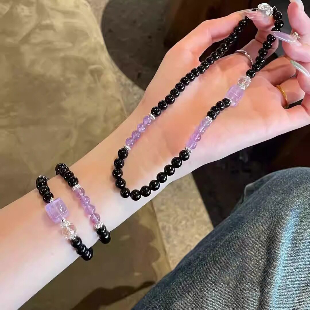 Double-Wrap Amethyst Bracelet