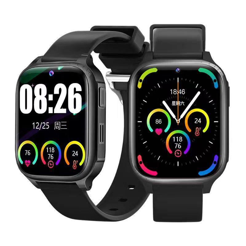 华强北4G老人儿童SOS一键呼叫血压男可插卡腕表电话智能手表手环