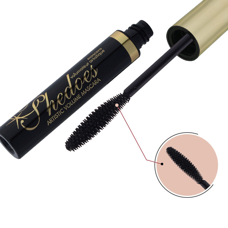 跨境专供Shedoes小黑瓶立体浓密大眼 防水不晕染出口俄罗斯睫毛膏