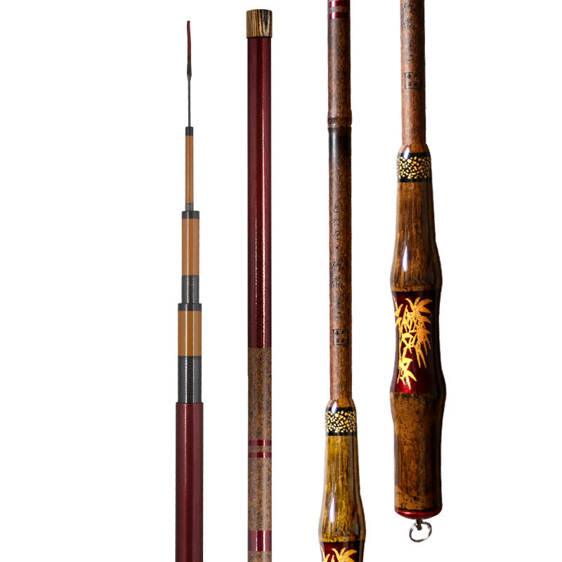 竹韵钓鱼竿碳素鲫鱼竿手竿超轻超细超硬手杆37偏28调台钓鱼杆