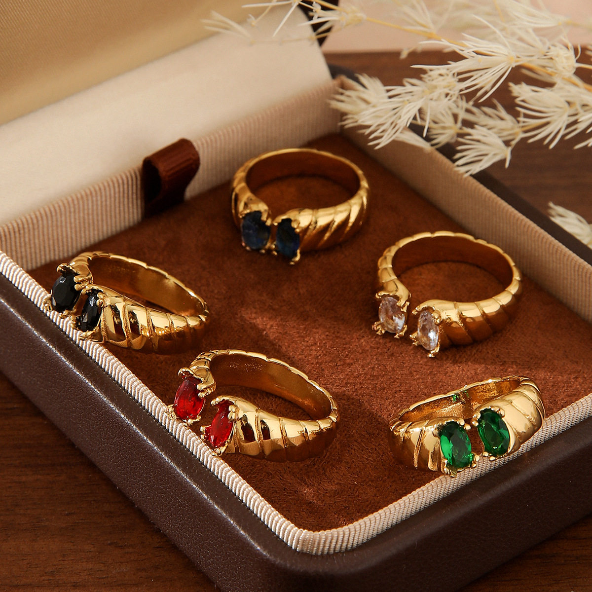 Luxury Vintage Tiger's Eye Ring