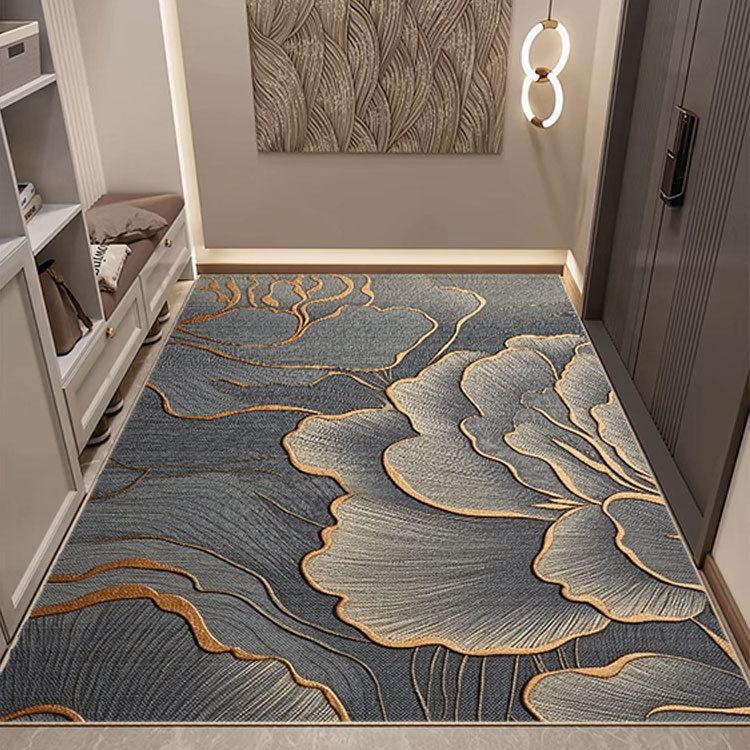 入户门地垫轻奢高端可裁剪地毯北欧复古门垫进门家用玄关客厅脚垫