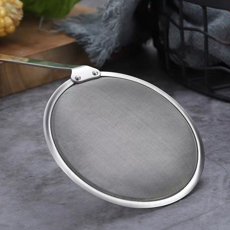 304厨房油脂滤油勺 不锈钢果汁过滤网漏80目豆浆油格家用油捞滤勺