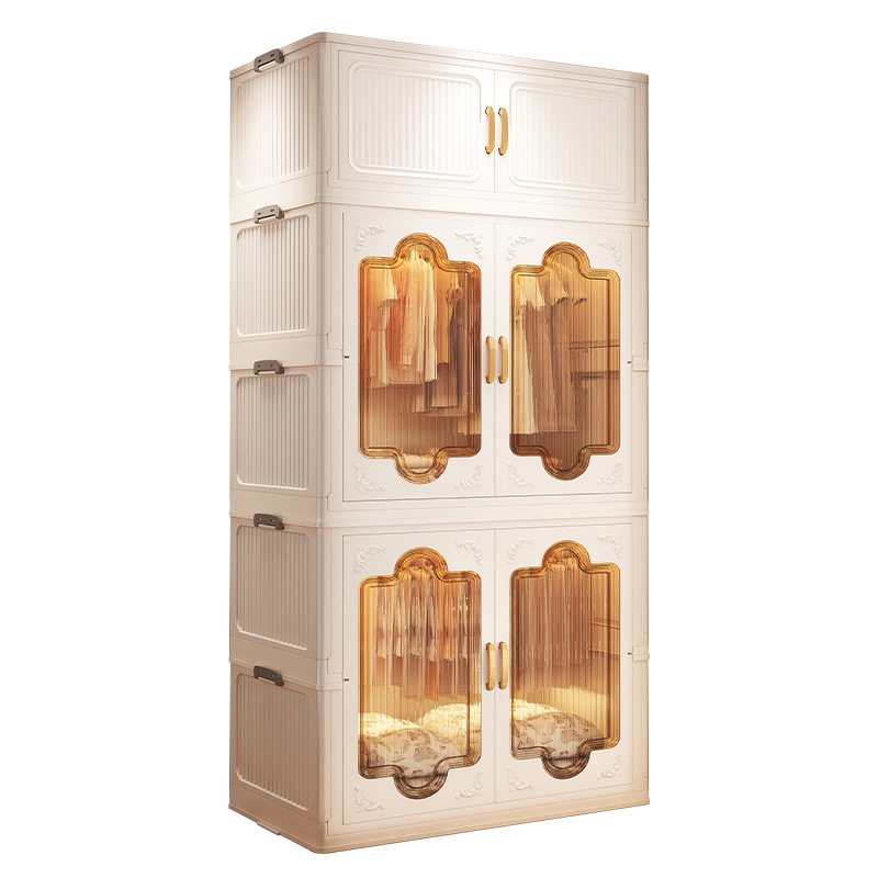 优勤简易衣柜加厚宝宝衣柜家用衣服被子收纳柜卧室儿童衣橱免安装