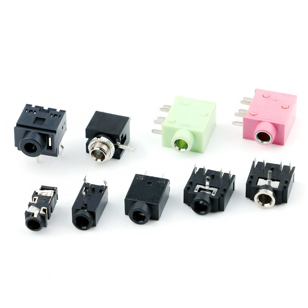 3.5mm耳机插座PJ-320D6脚贴片327a双声道307镀金沉板313音频插座