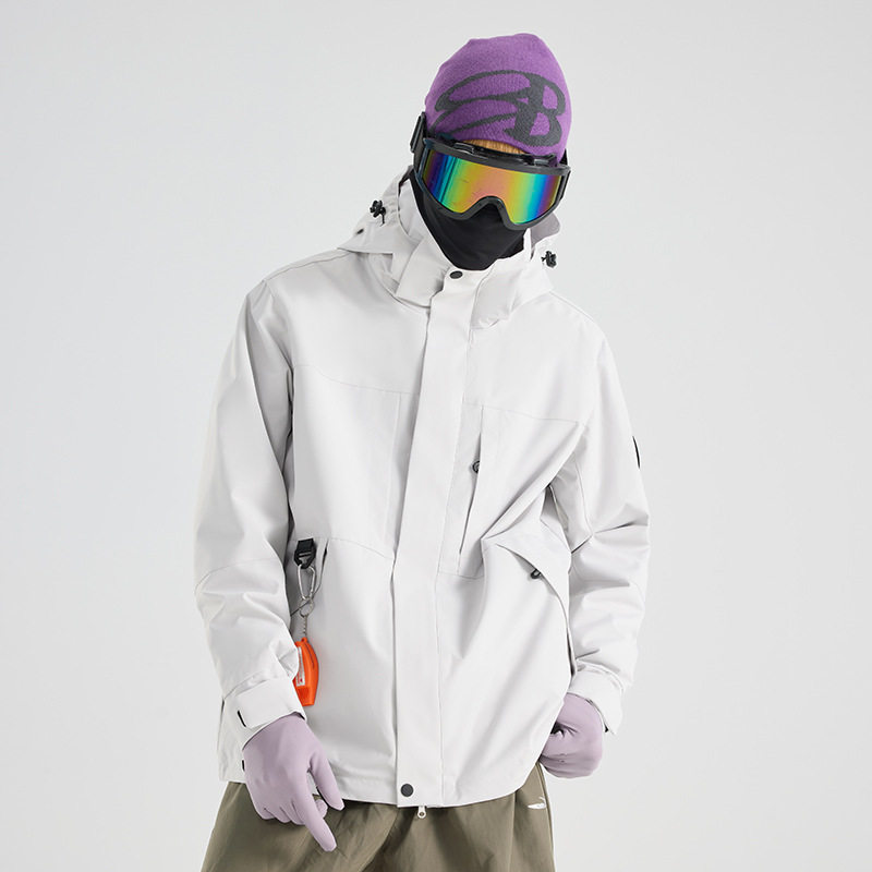 旅行三合一冲锋衣可拆卸男女同款秋冬季两件套防水防风保暖夹克外