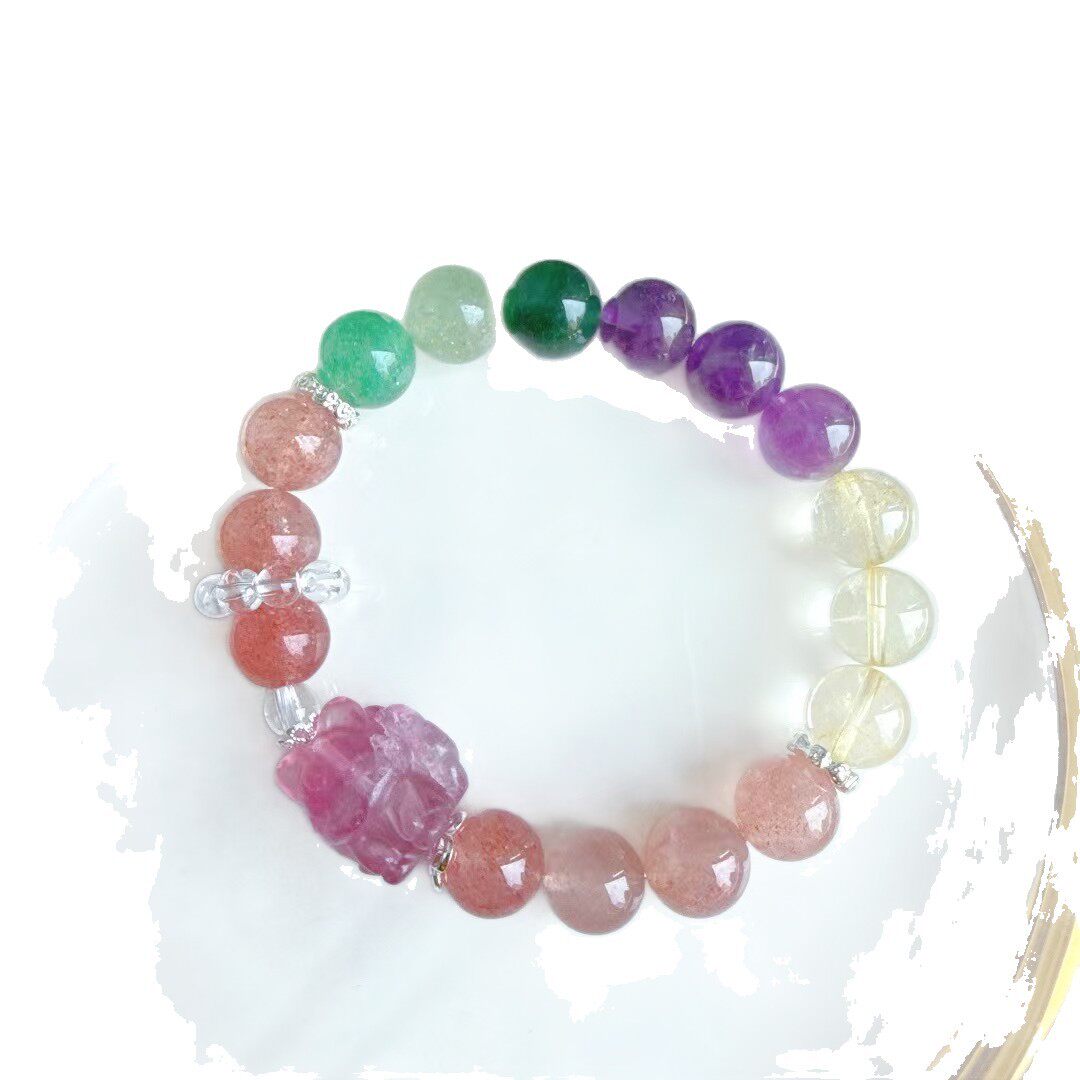 Earth's Treasure — Natural Rose Quartz Bracelet