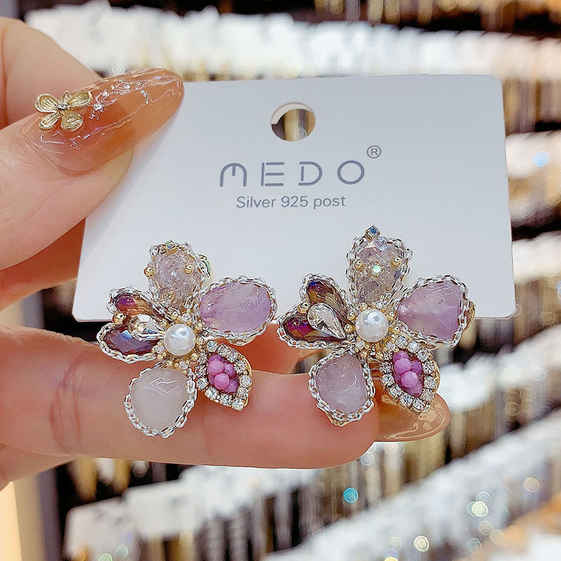 Handcrafted Luxury Vintage Crystal Earrings