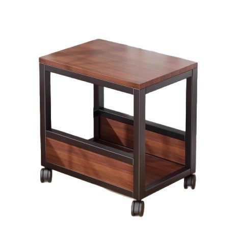 移动边几小书架带万向轮带桌下带书籍零食杂物收纳