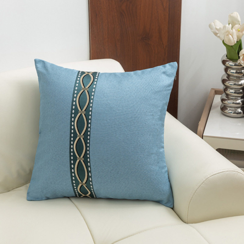 高档抱枕靠垫套不含芯靠枕套子靠背家用床上客厅中式沙发新中式