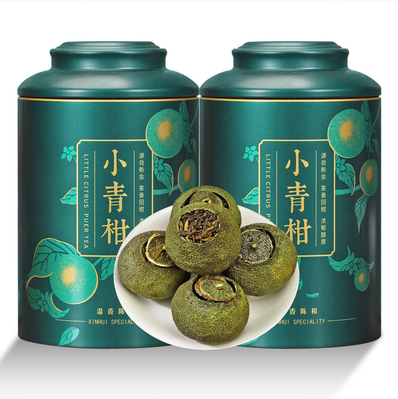 小青柑批发普洱茶柑普茶陈皮熟茶散装袋装礼盒装送礼礼品一件代发
