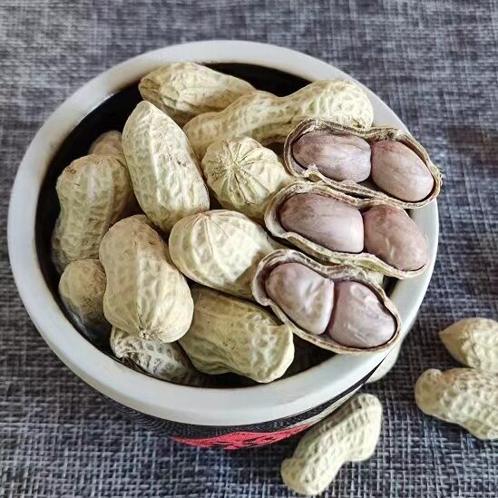 福建龙岩花生带壳原味水煮花生批发办公休闲食品宿舍花生零食