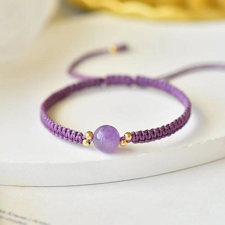 Crown of Calm — Premium Amethyst Bracelet