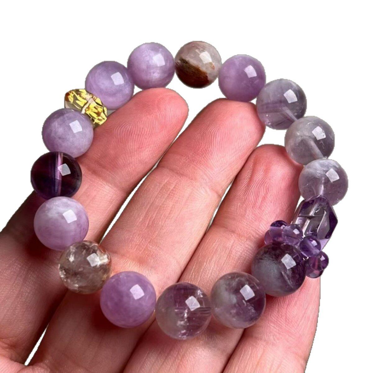 Luxury Lepidolite Bracelet