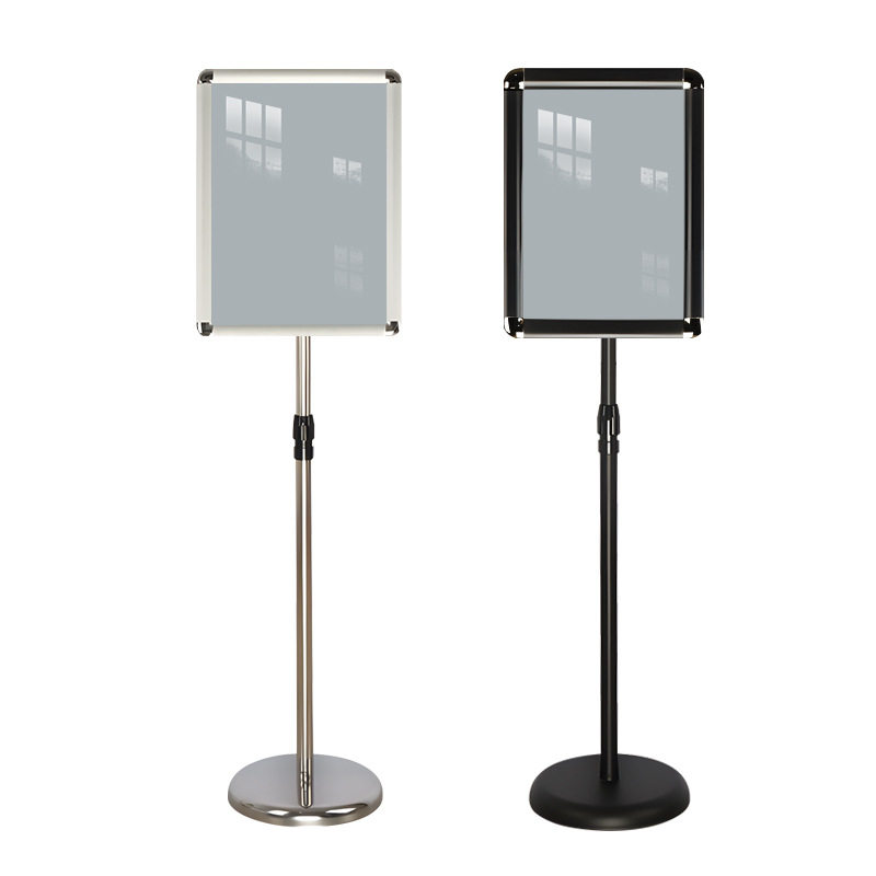 Карточный стенд из нержавеющей стали, карточный плакат отеля "вертикальный щит"