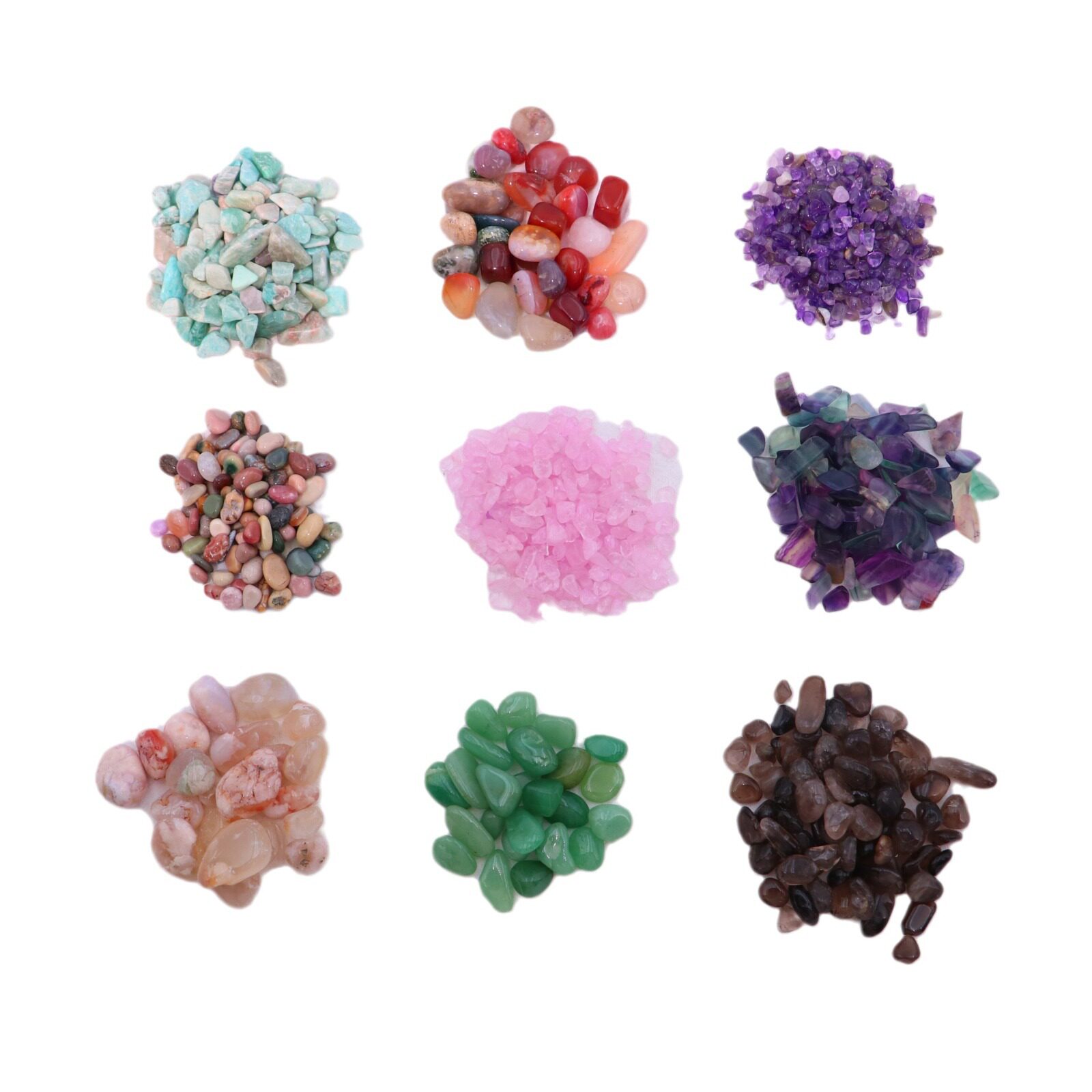 Crystal Moon Disc — Natural Crystal Slice Plate