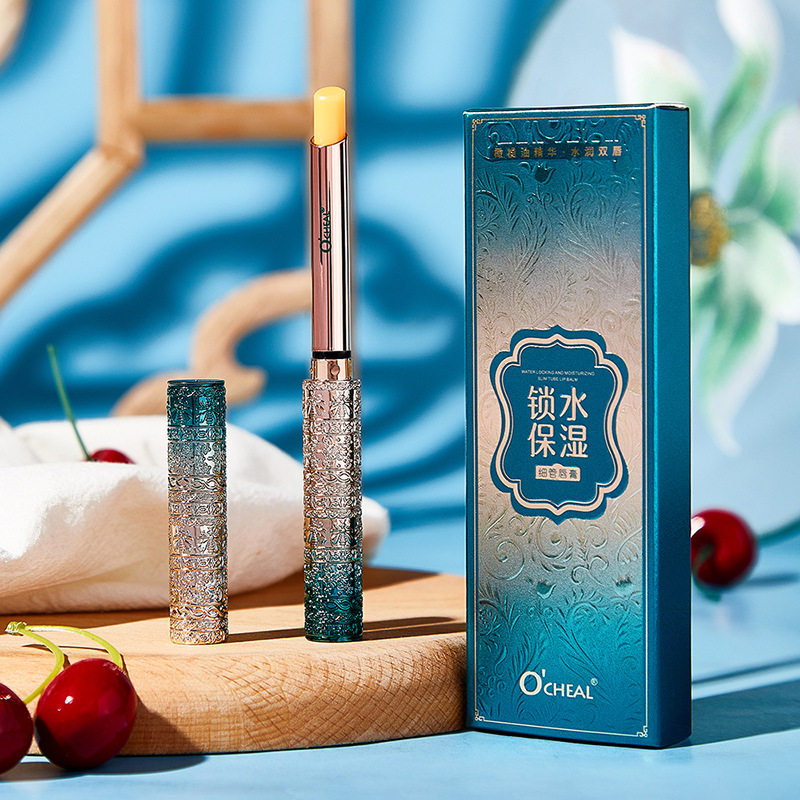 OCHEAL跨境爆款小细管保湿补水润唇膏变色男女口红打底小蜜油裸妆