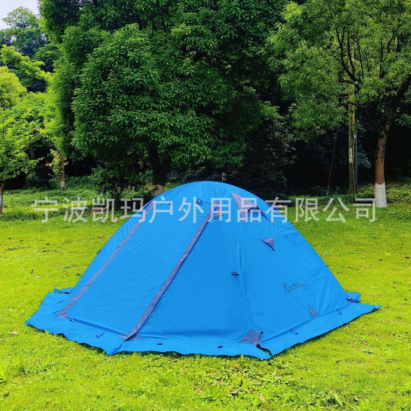 专业登山徒步户外2-3-4人双人加厚防暴雨过夜轻量化铝杆帐篷定制