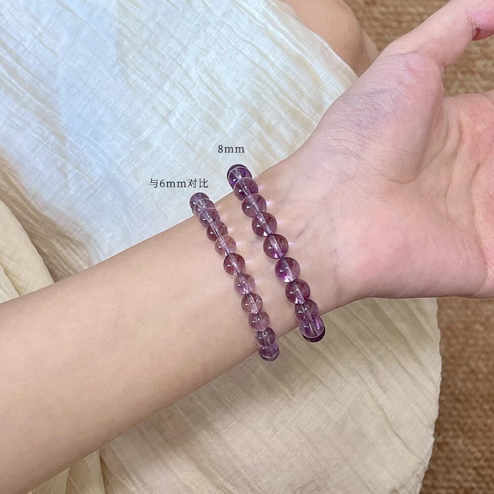 Glass-Grade Brazilian Amethyst Bracelet