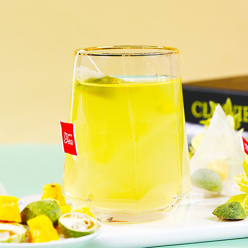 【亳州工厂】金桔柠檬青桔百香果茶纯水果冲饮花茶冷泡茶水果茶包