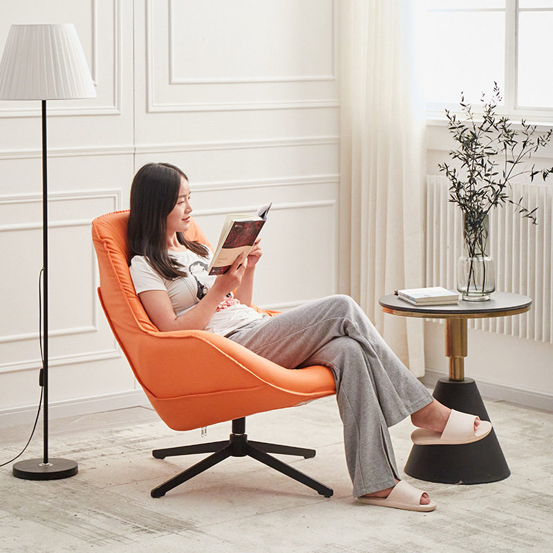 北欧懒人沙发单人沙发椅小户型客厅懒人椅座椅卧室阳台休闲靠背椅