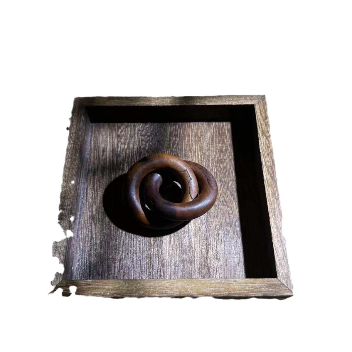 Thunderstruck Jujube Wood Qiankun Circle Handpiece | Natural Evil Ward and Body Protector