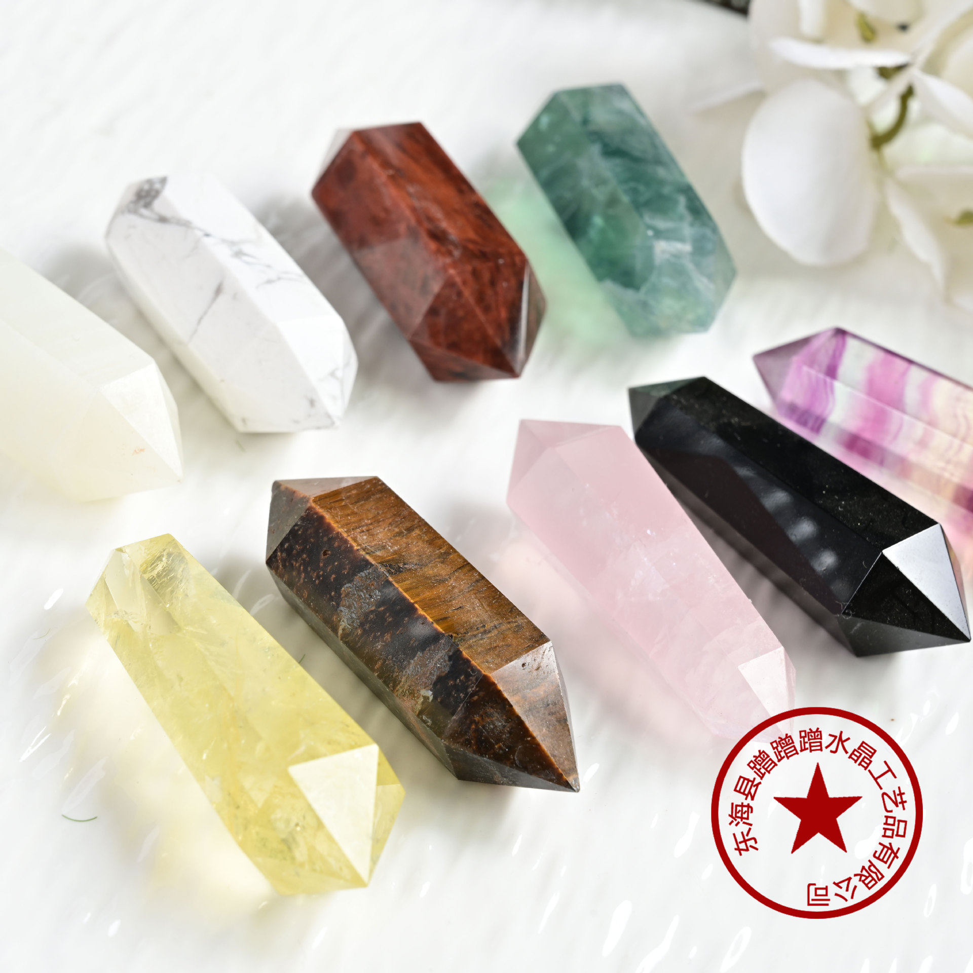 Golden Sun Crystal — Natural Yellow Calcite Specimen