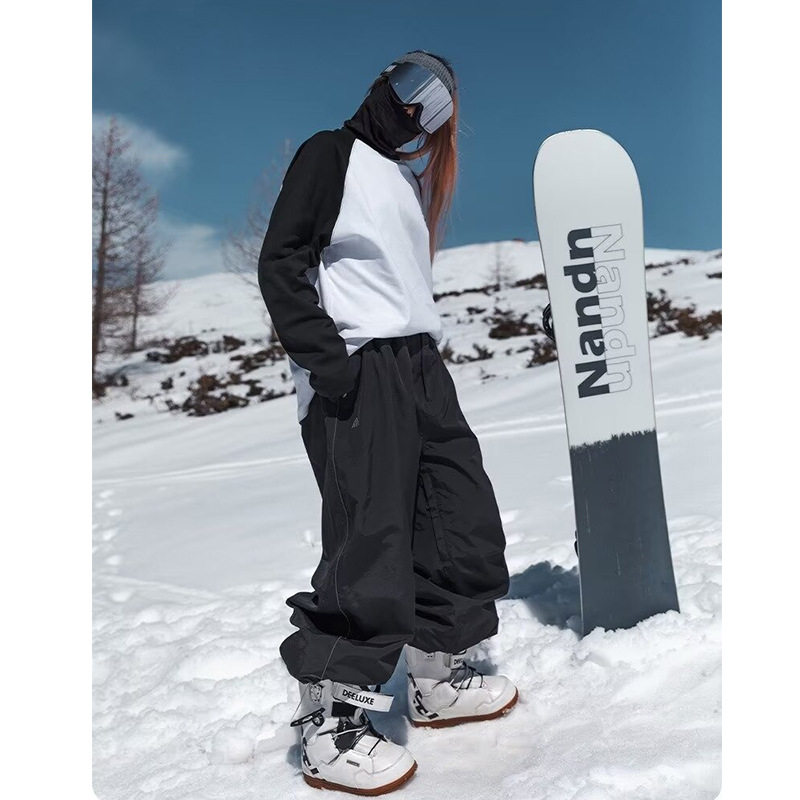 冰度 2025休闲裤滑雪裤男女同款防水防风寒耐磨保暖单板雪服裙裤