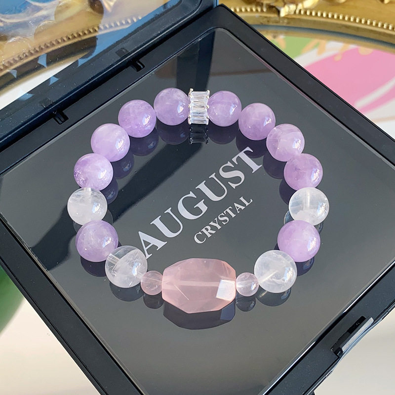 Designer Lavender Amethyst Bracelet