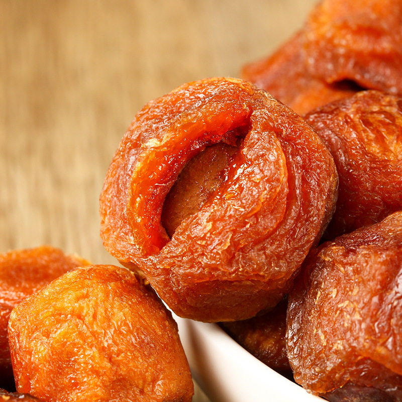 新疆特产干果阿克苏四团吊干杏零食树上干杏杏干500g批发果干王级