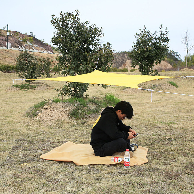 4*5方形遮阳帆420d聚酯纤维涤纶牛津布遮阳篷花园防雨水防紫外线