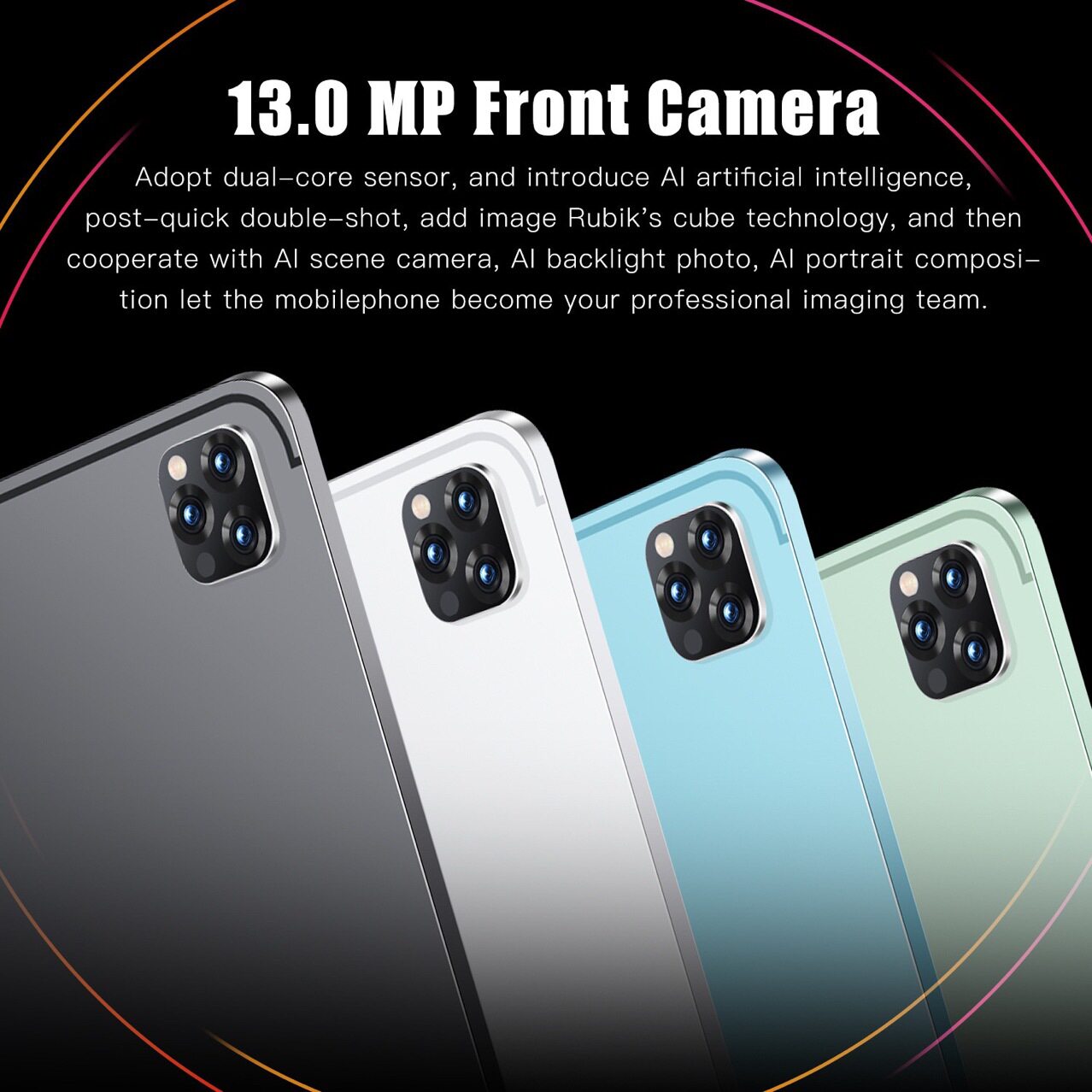 2025新款现货跨境10寸平板电脑源生谷歌英文系统安卓十核高清屏幕