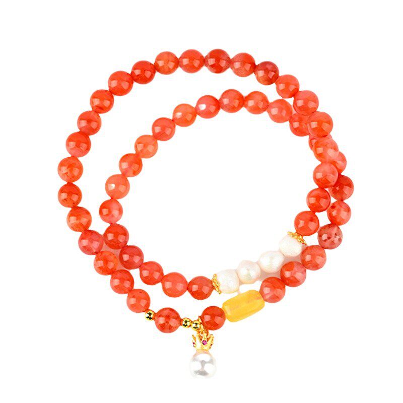 Double-Wrap Agate Bracelet