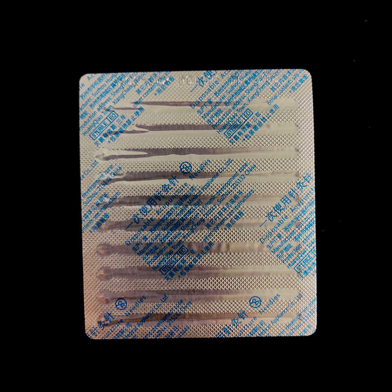 张仲景一次性针灸针 铜柄针灸针紫铜环柄毫针耳针面针 一盒100支