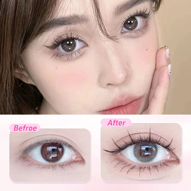 yelix双尖麦穗睫毛假睫毛批发硬梗太阳花自然浓密漫画免胶眼睫毛