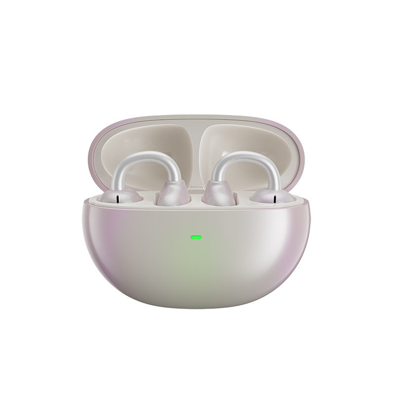 2025新款夹耳式蓝牙耳机AI翻译气骨传导开放式无线运动耳挂式