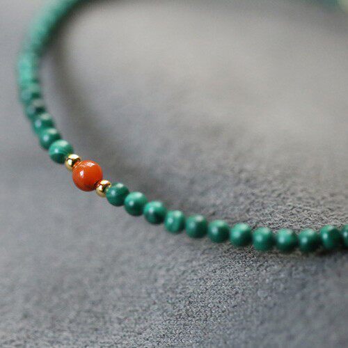 Nature's Art — Raw Malachite Bracelet