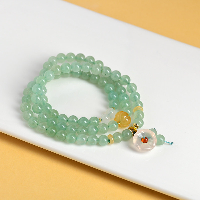Gems of Light — Premium Green Aventurine Bracelet